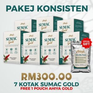 PAKEJ KONSISTEN (7 KOTAK SUMAC GOLD)